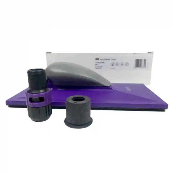 Bloc de slefuit manual, 3M™ 05173 Hookit Purple+, velcro cu aspirare, dimensiune 115mm x 225mm Reducere extra