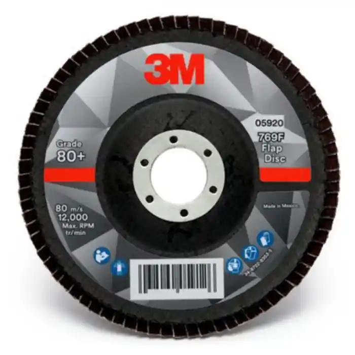 Disc lamelar, 3M 51991 Flap Disc 769F, pentru polizor unghiular, granulatie P40 - P60 - P80, diametru 115 mm Reducere specială