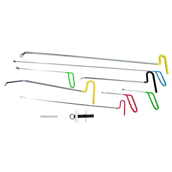 Set tije indreptat, Gmelin + Moll 578000A, scule PDR pentru indreprat lovitorui grindina caroseria fara vopsire Lichidare de stoc