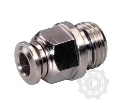 Plată securizată Racord cu filet și mufă drept 4x1/8"