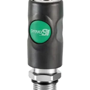 Premium Cupla rapida pneumatica profesionala Prevo S1 safety one push button - filet exterior