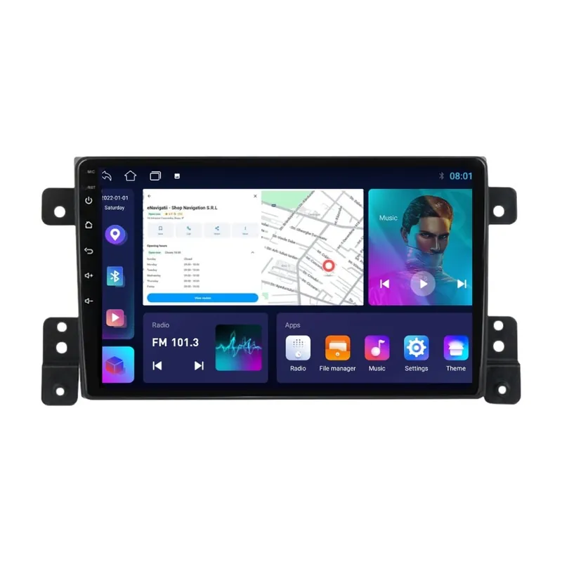 Navigatie Suzuki Grand Vitara II (2005-2015) cu Android, 1GB RAM, 16 GB, Ecran IPS 9" 1024 x 600, WiFi, Bluetooth, suport camera DVR Comandă acum