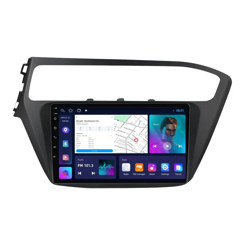 Navigatie Hyundai I20 (2018-2020) cu Android, 1GB RAM, 16 GB, Ecran IPS 9" 1024 x 600, WiFi, Bluetooth, suport camera DVR Reduceri