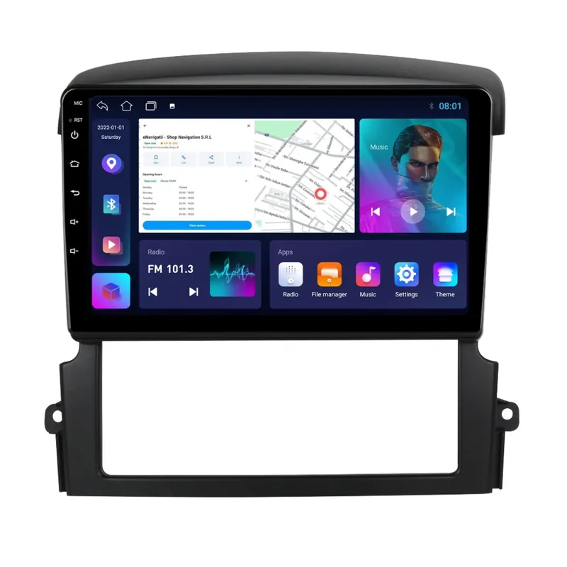 Cel mai bun preț Navigatie Kia Sorento I (2006-2009) cu Android, 1GB RAM, 16 GB, Ecran IPS 9" 1024 x 600, WiFi, Bluetooth, suport camera DVR