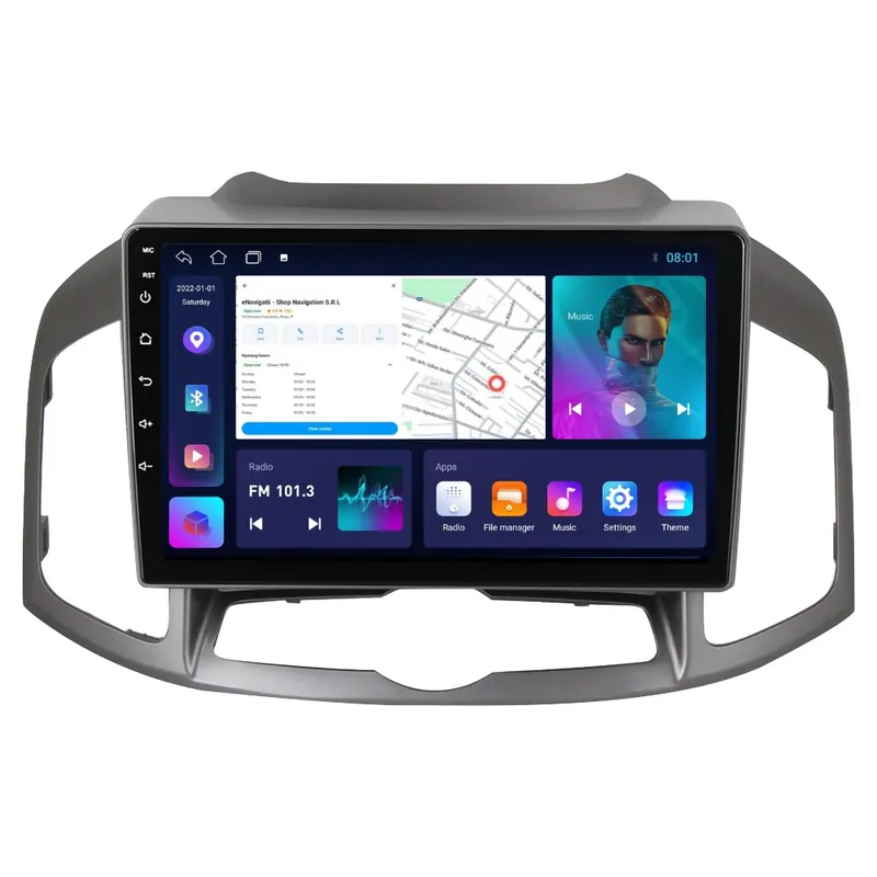 Mai ieftin Navigatie Chevrolet Captiva (2011-2016) cu Android, 1GB RAM, 16 GB, Ecran IPS 10" 1024 x 600, WiFi, Bluetooth, suport camera DVR