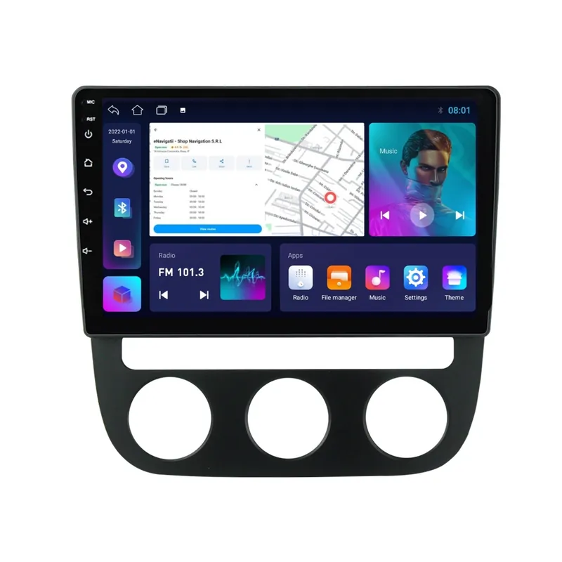Cumpără acum Navigatie VW Jetta III (2004-2011) cu Android, 1GB RAM, 16 GB, Ecran IPS 10" 1024 x 600, WiFi, Bluetooth, suport camera DVR
