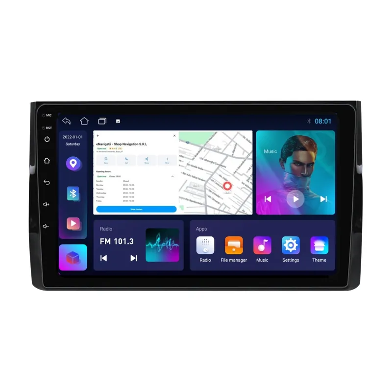 Popular Navigatie Skoda Kodiaq (dupa 2016) cu Android, 1GB RAM, 16 GB, Ecran IPS 10" 1024 x 600, WiFi, Bluetooth, suport camera DVR