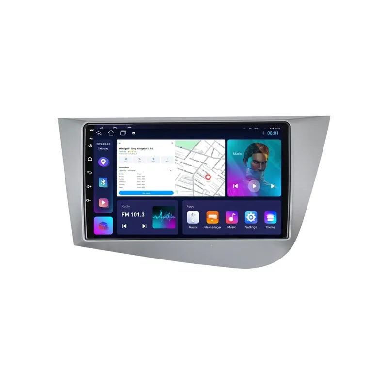 Navigatie Seat Leon 1P (2005-2013) cu Android, 1GB RAM, 16 GB, Ecran IPS 10" 1024 x 600, WiFi, Bluetooth, suport camera DVR Cel mai bun preț