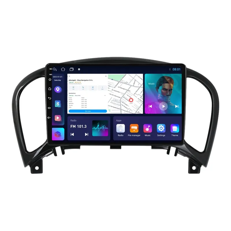 Navigatie Nissan Juke (2010-2019) cu Android, 1GB RAM, 16 GB, Ecran IPS 9" 1024 x 600, WiFi, Bluetooth, suport camera DVR Preț redus