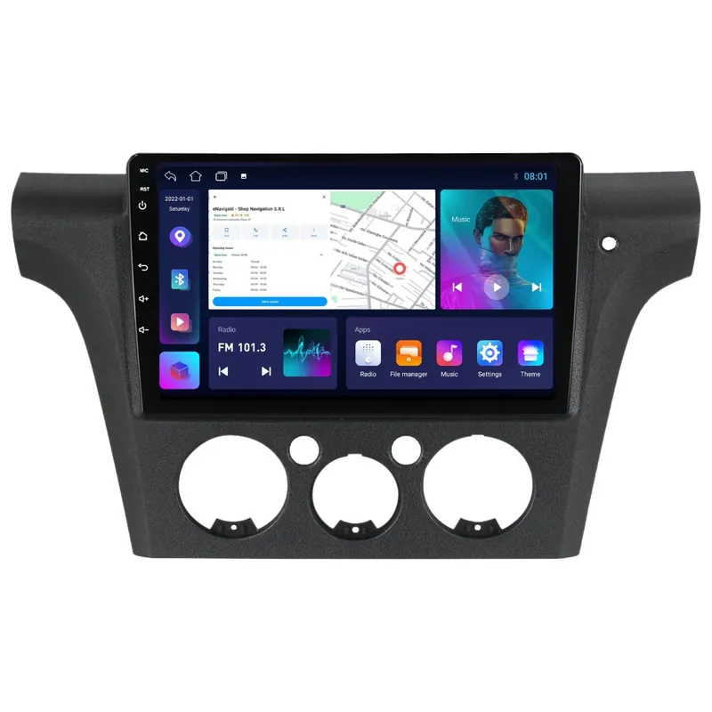 Navigatie Mitsubishi Outlander I (2001-2006) cu Android, 1GB RAM, 16 GB, Ecran IPS 10" 1024 x 600, WiFi, Bluetooth, suport camera DVR Preț redus