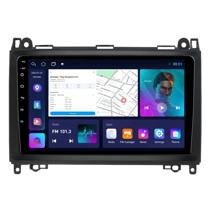 Navigatie Mercedes B-Class W245 (2005-2011) cu Android, 1GB RAM, 16 GB, Ecran IPS 9" 1024 x 600, WiFi, Bluetooth, suport camera DVR Discount