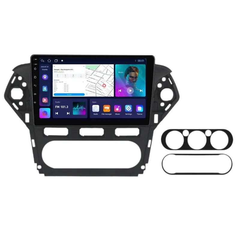 Navigatie Ford Mondeo IV (2007-2011) (Fara navigatie originala, Negru) cu Android, 1GB RAM, 16 GB, Ecran IPS 9" 1024 x 600, WiFi, Bluetooth, suport camera DVR Ofertă
