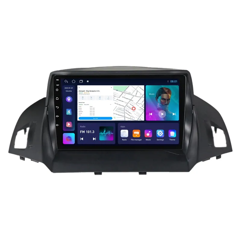 Navigatie Ford C-Max II Grand C-Max (2010-2019 Cu Cd Player Original) cu Android, 1GB RAM, 16 GB, Ecran IPS 9" 1024 x 600, WiFi, Bluetooth, suport camera DVR Retur gratuit