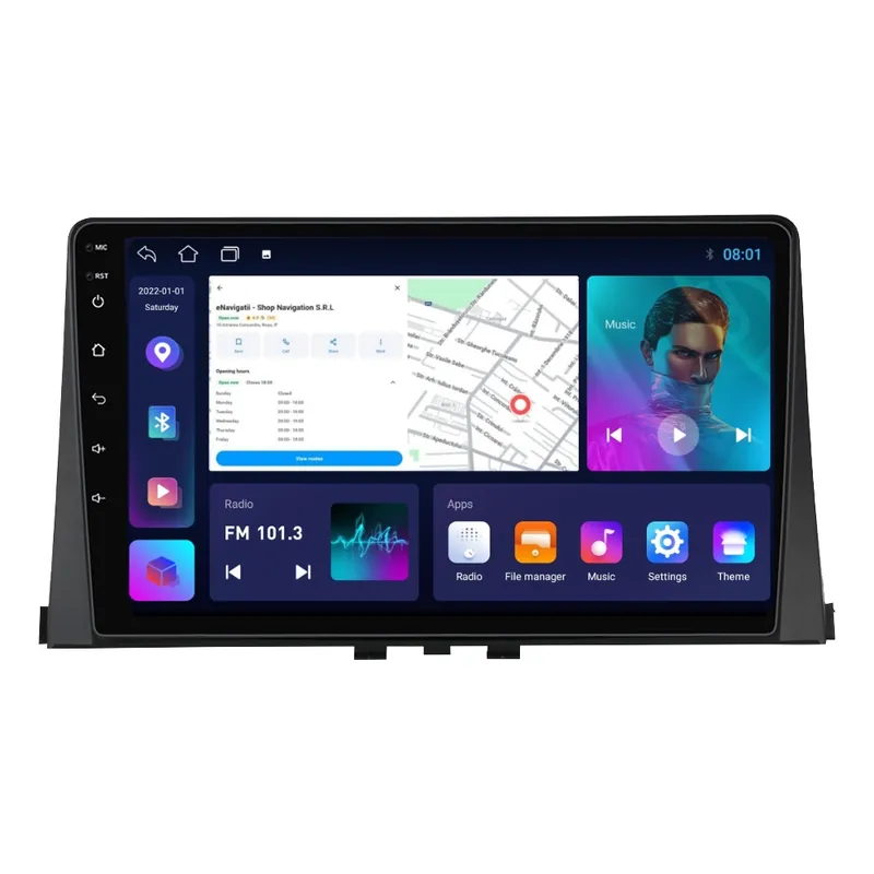 Navigatie Renault Express (dupa 2021) cu Android, 1GB RAM, 16 GB, Ecran IPS 9" 1024 x 600, WiFi, Bluetooth, suport camera DVR Comandă acum
