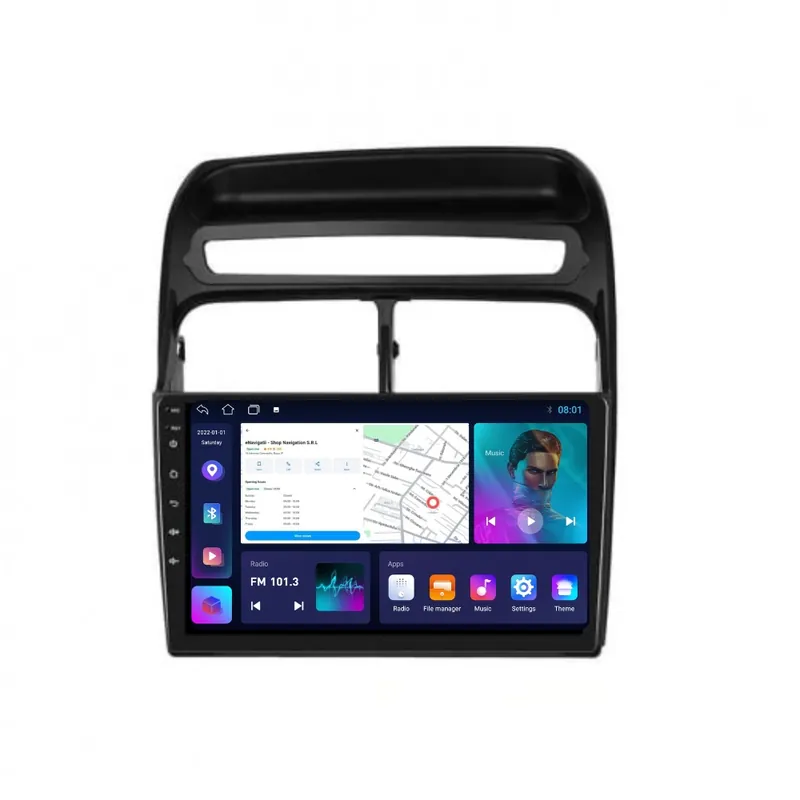 Livrare gratuită Navigatie Fiat Linea (2006-2012) cu Android, 1GB RAM, 16 GB, Ecran IPS 9" 1024 x 600, WiFi, Bluetooth, suport camera DVR