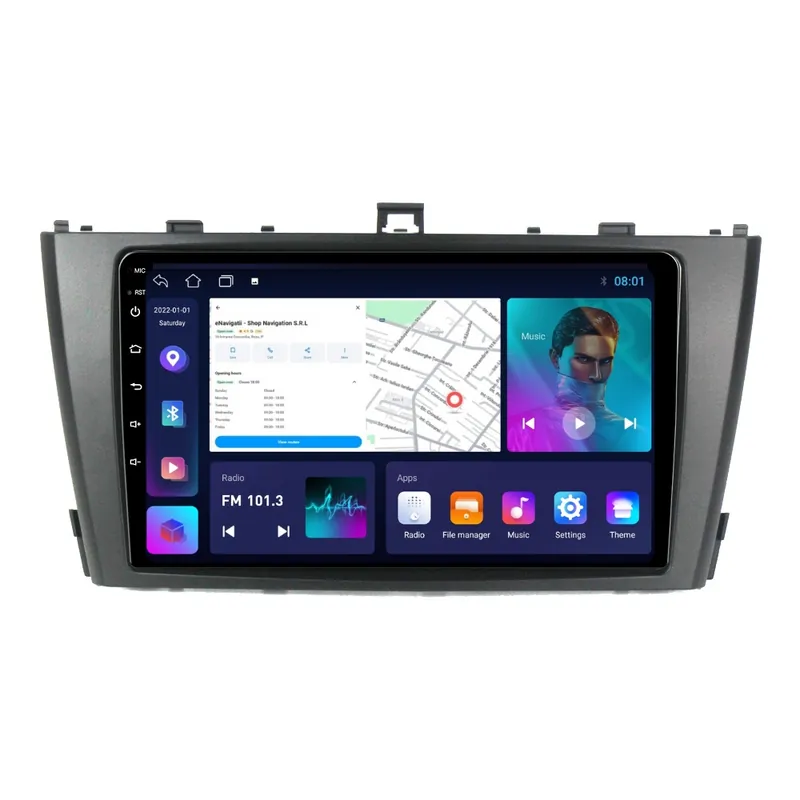 Plată securizată Navigatie Toyota Avensis T27 (2009-2015) Negru, cu Android, 2GB RAM, 32 GB, Ecran IPS 9" 1280 x 720, CarPlay & Android Auto, WiFi, Bluetooth, suport camera DVR