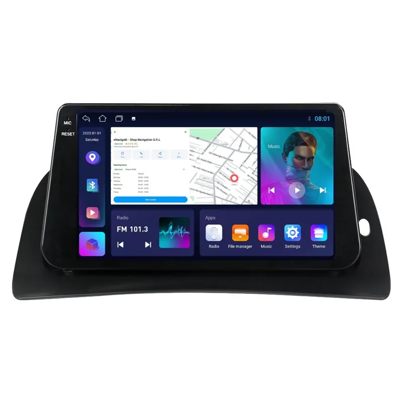Navigatie Renault Kangoo 2 (2008-2021) cu Android, 1GB RAM, 16 GB, Ecran IPS 9" 1024 x 600, WiFi, Bluetooth, suport camera DVR Calitate înaltă