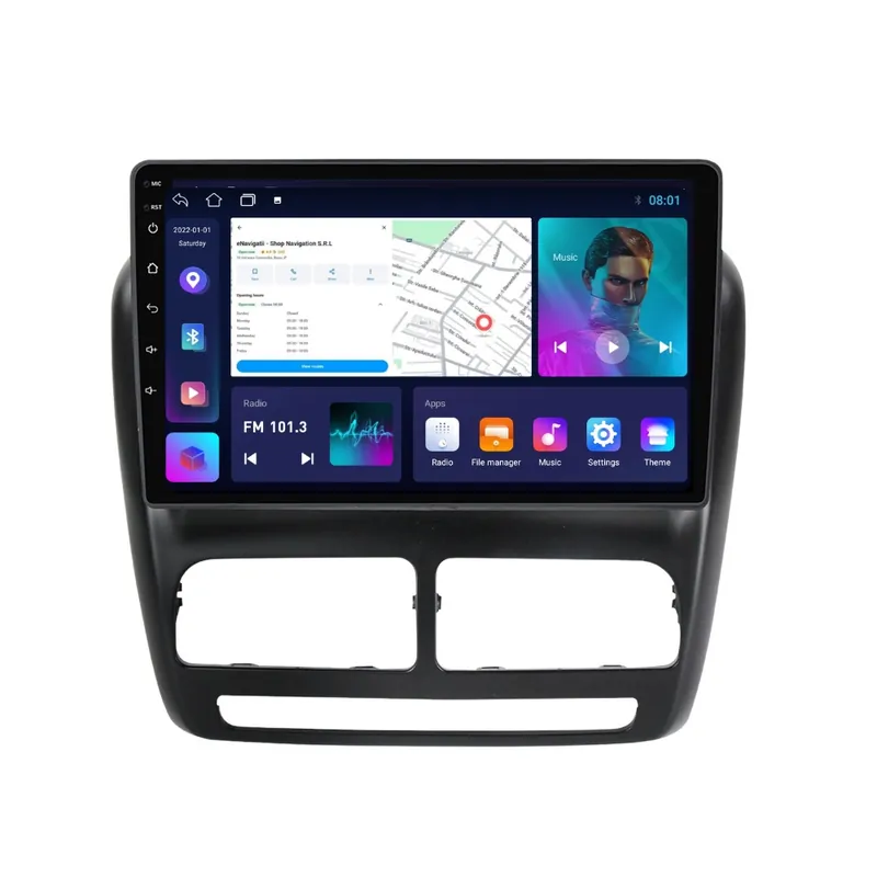 Ofertă exclusivă Navigatie Fiat Doblo (2010-2015) cu Android, 1GB RAM, 16 GB, Ecran IPS 10" 1024 x 600, WiFi, Bluetooth, suport camera DVR