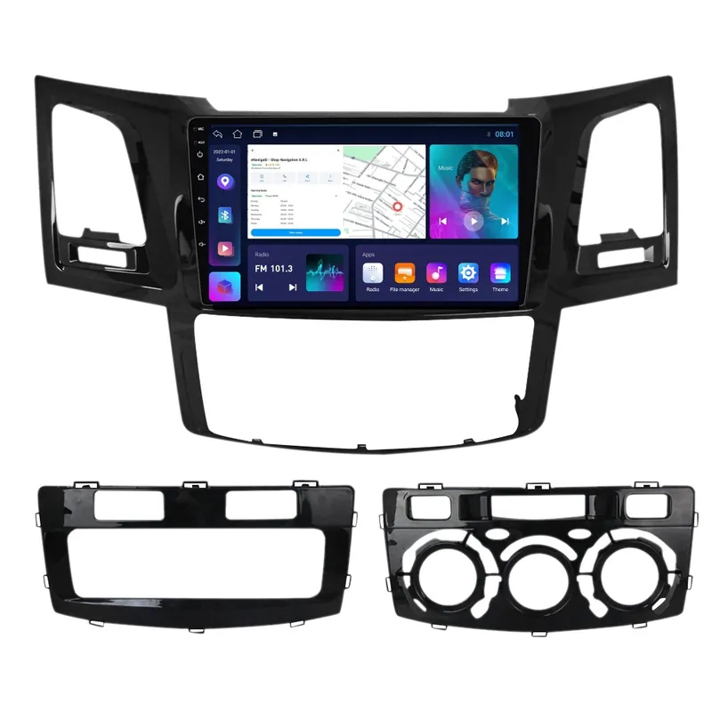 Cumpără acum Navigatie Toyota Hilux VII (2004-2015) cu Android, 2GB RAM, 32 GB, Ecran IPS 9" 1280 x 720, CarPlay & Android Auto, WiFi, Bluetooth, suport camera DVR