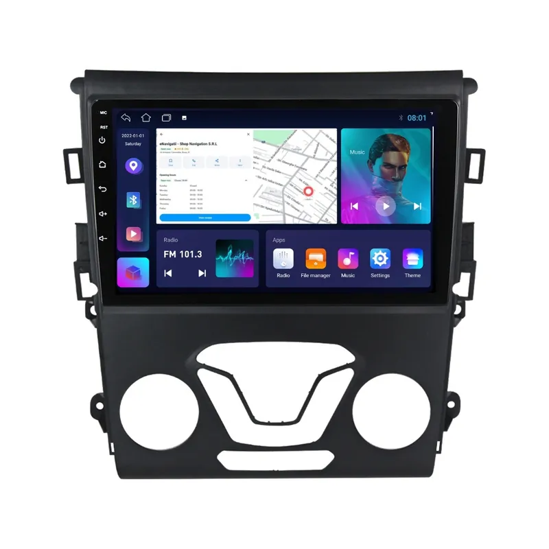 Livrare gratuită Navigatie Ford Mondeo V (dupa 2014) Fara navigatie originala, cu Android, 2GB RAM, 32 GB, Ecran IPS 9" 1280 x 720, CarPlay & Android Auto, WiFi, Bluetooth, suport camera DVR
