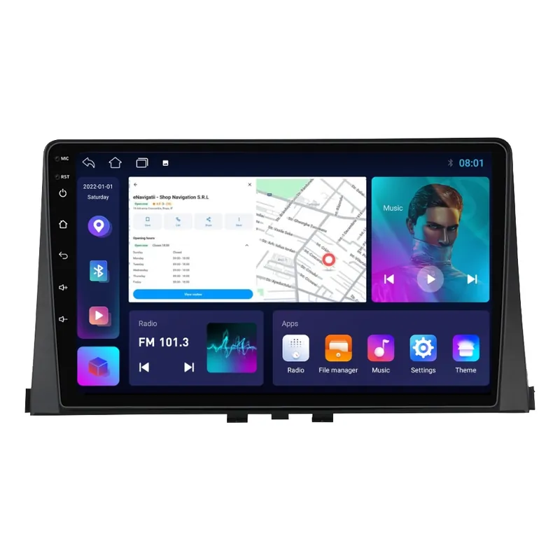 Navigatie Nissan Interstar (dupa 2021) cu Android, 2GB RAM, 32 GB, Ecran IPS 10" 1280 x 720, CarPlay & Android Auto, WiFi, Bluetooth, suport camera DVR Doar azi