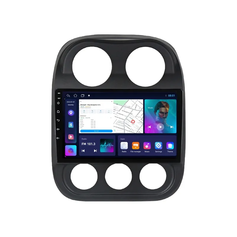 Ultima șansă Navigatie Jeep Compass I (2010-2016) cu Android, 2GB RAM, 32 GB, Ecran IPS 10" 1280 x 720, CarPlay & Android Auto, WiFi, Bluetooth, suport camera DVR