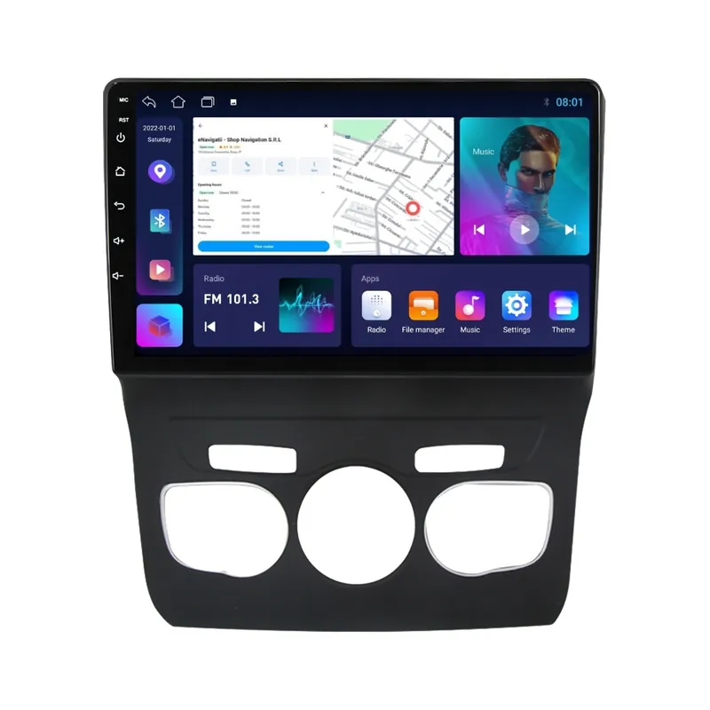 Popular Navigatie Citroen DS4 (2010-2018) cu Android, 2GB RAM, 32 GB, Ecran IPS 10" 1280 x 720, CarPlay & Android Auto, WiFi, Bluetooth, suport camera DVR