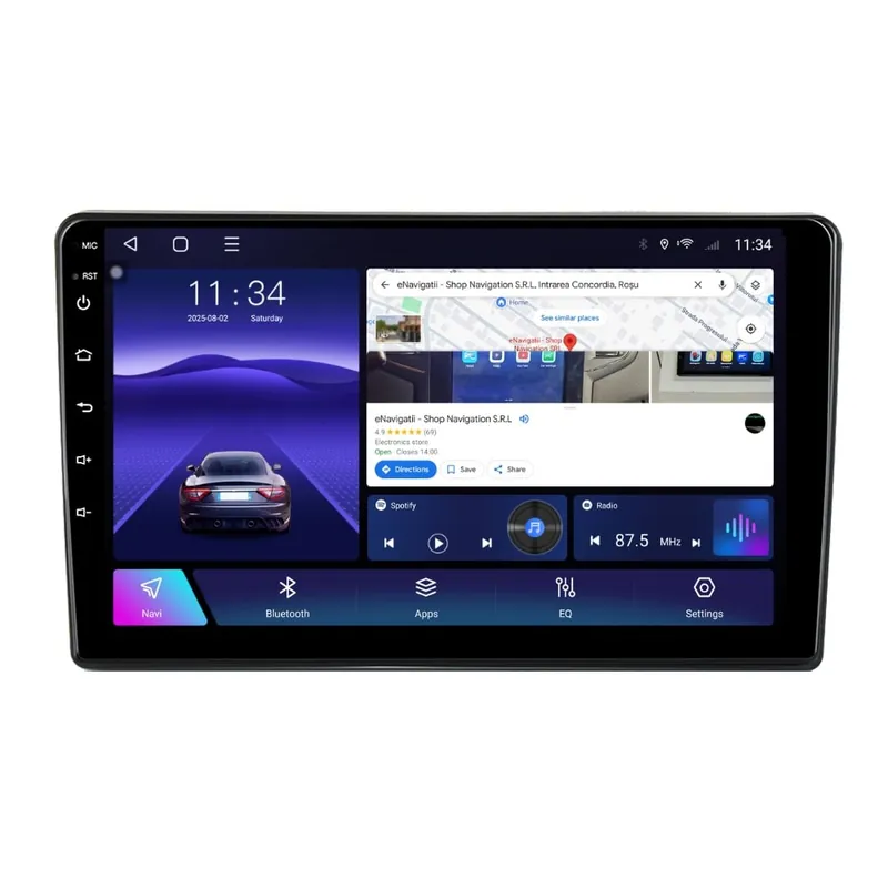 Livrare expres Navigatie Opel Corsa D (2006-2014) cu Android, 2GB RAM, 32 GB, Ecran IPS 9" 1280 x 720, CarPlay & Android Auto, WiFi, Bluetooth, suport camera DVR