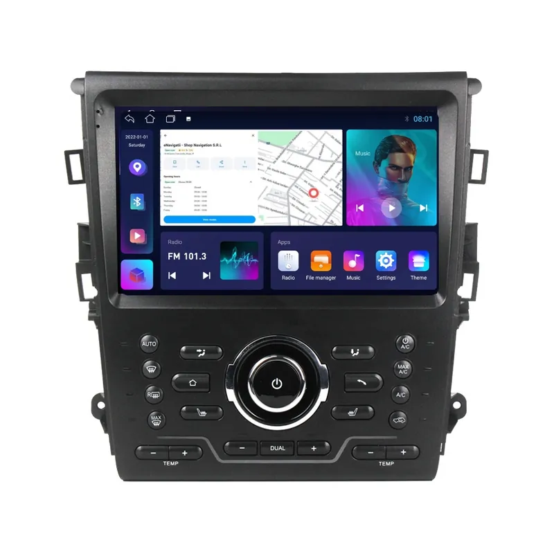 Ieftin Navigatie Ford Mondeo V (dupa 2014) Cu navigatie originala, cu Android, 1GB RAM, 16 GB, Ecran IPS 9" 1024 x 600, WiFi, Bluetooth, suport camera DVR