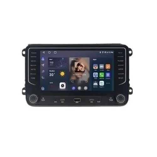Livrare rapidă Navigatie PilotOn VW EOS (2006-2015) cu Android, 2GB RAM, 64 GB, Ecran IPS 7" 1280 x 720, CarPlay & Android Auto model butoane touch