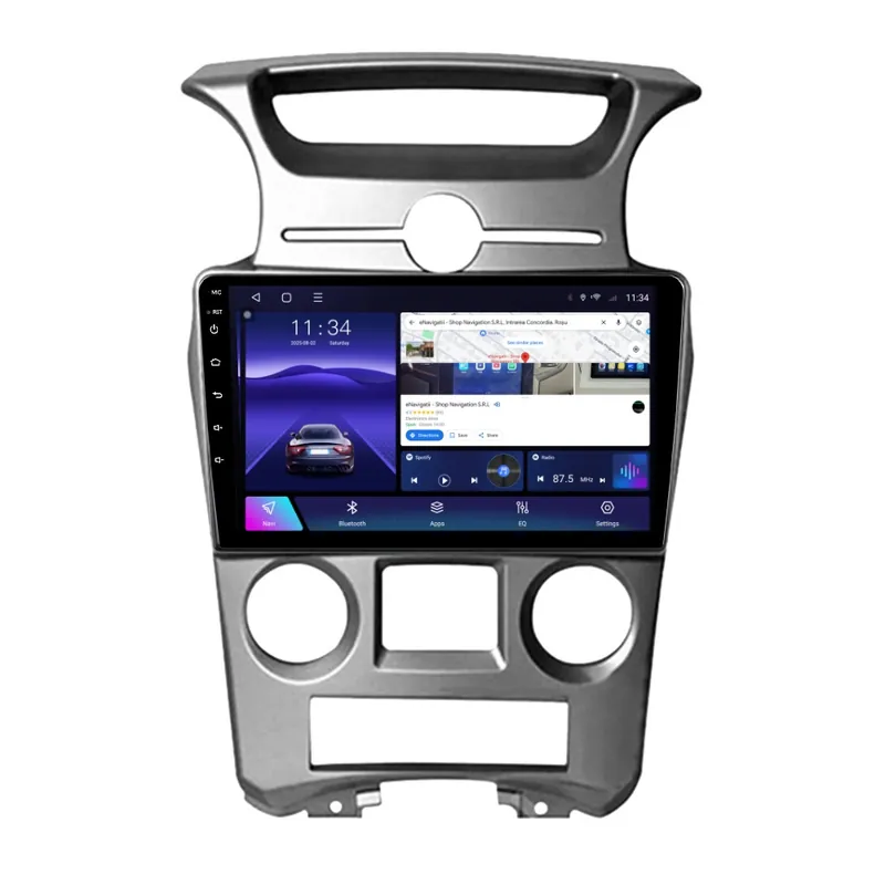 Navigatie Kia Carens III (2006-2013) cu Android, 2GB RAM, 32GB ROM, Ecran 9" Touchscreen, CarPlay, SIM 4G Lichidare de stoc
