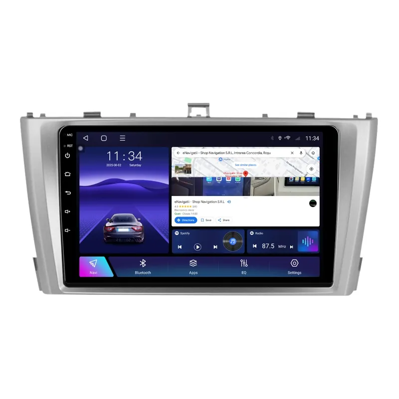Navigatie Toyota Avensis T27 (2009-2015) Gri cu Android, 2GB RAM, 32GB ROM, Ecran 9" Touchscreen, CarPlay, SIM 4G Discount