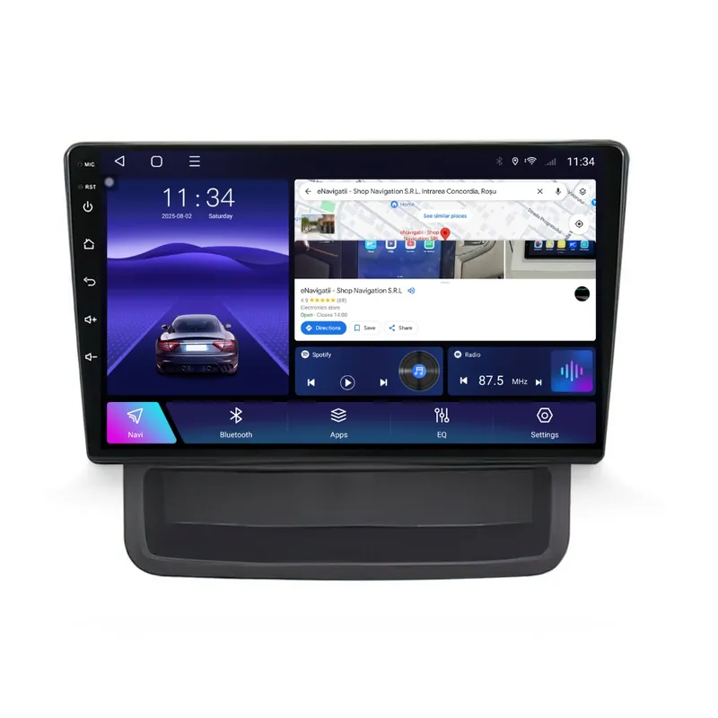 Plată securizată Navigatie Renault Trafic II (2010-2014) cu Android, 2GB RAM, 32GB ROM, Ecran 10" Touchscreen, CarPlay, SIM 4G