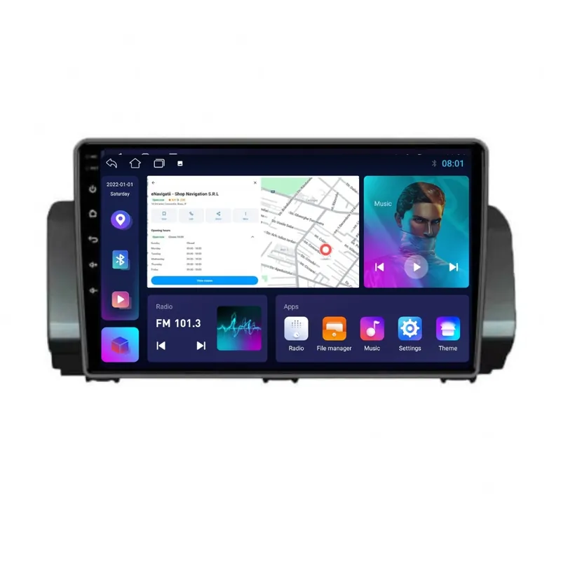Mai ieftin Navigatie Dacia Jogger (dupa 2021) cu Android, 1GB RAM, 16 GB, Ecran IPS 9" 1024 x 600, WiFi, Bluetooth, suport camera DVR