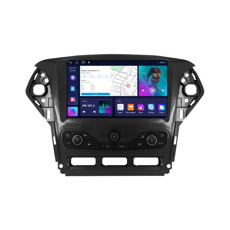 Reducere extra Navigatie Ford Mondeo IV (2010-2014) (Cu navigatie originala) cu Android, 2GB RAM, 32 GB, Ecran IPS 9" 1280 x 720, CarPlay & Android Auto, WiFi, Bluetooth, suport camera DVR