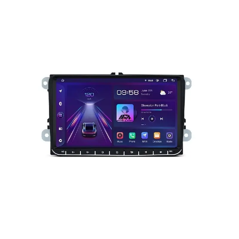 Livrare expres Navigatie PilotOn VW Jetta IV (2011-2018) cu Android, 2GB RAM, 64 GB, Ecran IPS 9" 1280 x 720, CarPlay & Android Auto Model Clasic
