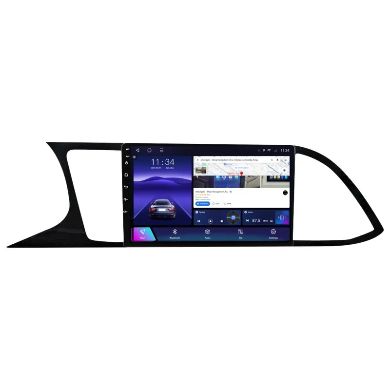 Navigatie Seat Leon 5F (2013-2020) cu Android, 2GB RAM, 32GB ROM, Ecran 9" Touchscreen, CarPlay, SIM 4G Ofertă specială