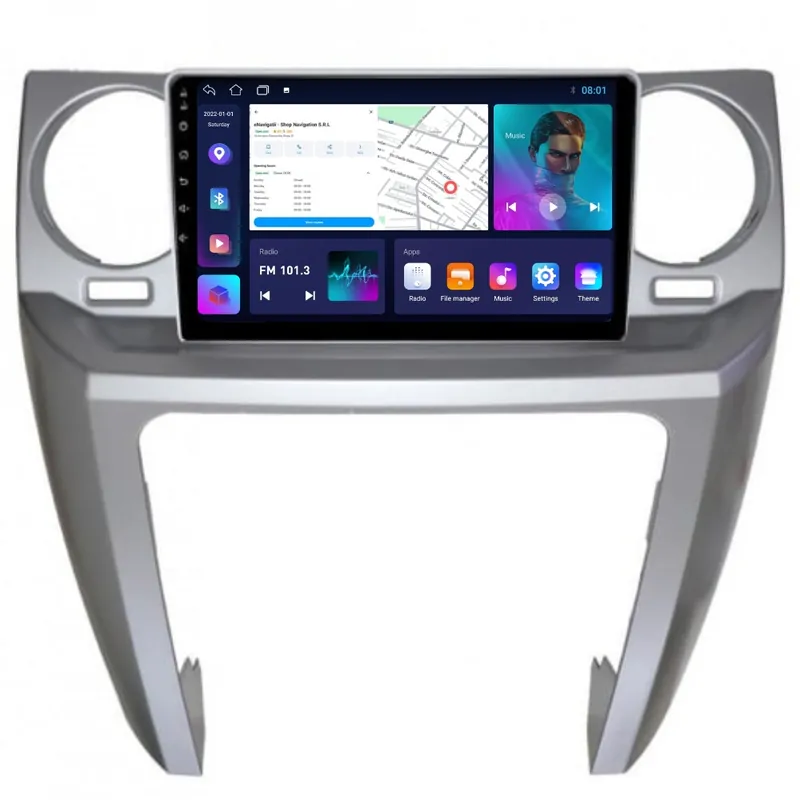 Reduceri Navigatie Land Rover Discovery III (2004-2009) cu Android, 2GB RAM, 32 GB, Ecran IPS 9" 1280 x 720, CarPlay & Android Auto, WiFi, Bluetooth, suport camera DVR