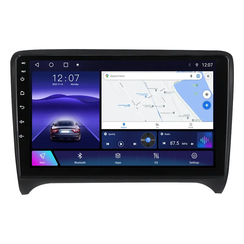 Disponibil imediat Navigație Dedicată Audi TT (2006-2015) 2GB RAM, 32GB, Ecran QLED 9", CarPlay, Android Auto, Slot SIM 4G
