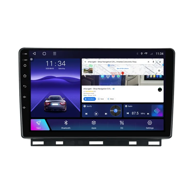 Navigatie Renault Zoe (2019+) cu Android, 2GB RAM, 32GB ROM, Ecran 9" Touchscreen, CarPlay, SIM 4G Ofertă