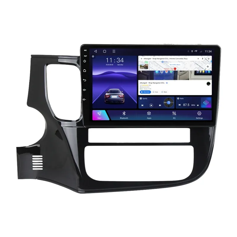 Navigatie Mitsubishi Outlander III (2012-2019) cu Android, 2GB RAM, 32GB ROM, Ecran 10" Touchscreen, CarPlay, SIM 4G Expediere rapidă