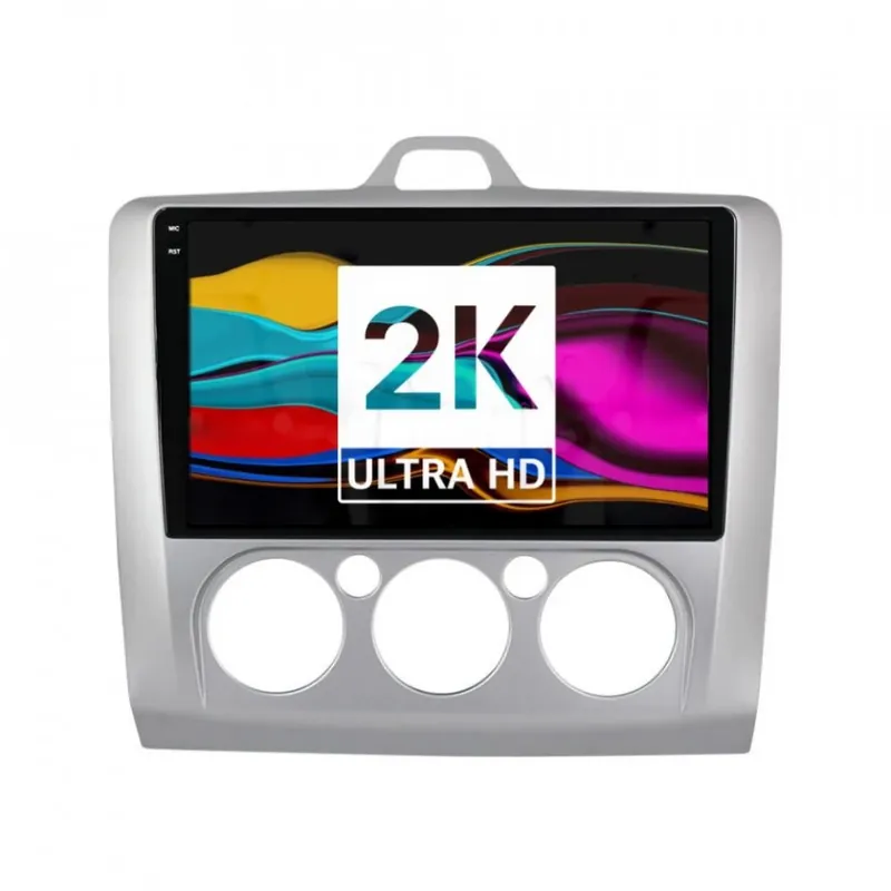 Navigatie Android 2K Ford Focus II (2004-2011) - clima manuala cu Android, 2 GB RAM, 32 GB, Ecran QLED 9.5 Inch 2000x1200, CarPlay Wireless, 4G Bestseller
