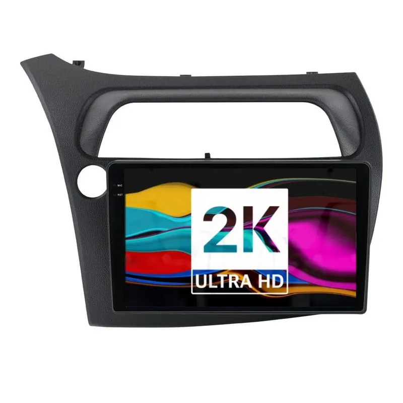 Premium Navigatie Android 2K Honda Civic VIII Hatchback (2006-2011) cu Android, 2 GB RAM, 32 GB, Ecran QLED 9.5 Inch 2000x1200, CarPlay Wireless, 4G
