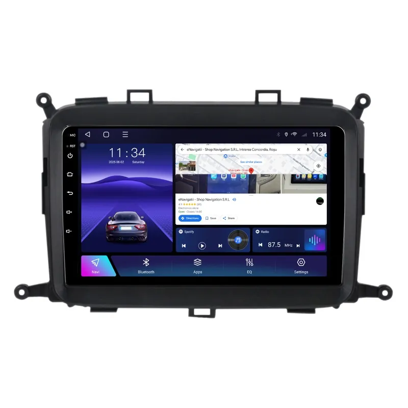Preț promoțional Navigatie Kia Carens IV (2013+) cu Android, 4GB RAM, 64GB ROM, Ecran QLED 9" Touchscreen, CarPlay Wireless, DSP