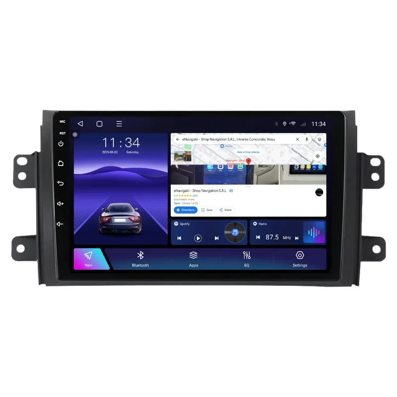 Navigatie Suzuki SX4 (2006-2014) cu Android, 4GB RAM, 64GB ROM, Ecran QLED 9" Touchscreen, CarPlay Wireless, DSP Mai ieftin