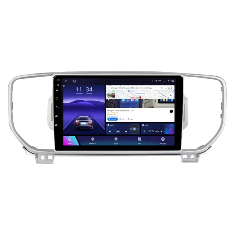 Navigatie Kia Sportage (2016-2018) cu Android, 4GB RAM, 64GB ROM, Ecran QLED 9" Touchscreen, CarPlay Wireless, DSP Discount