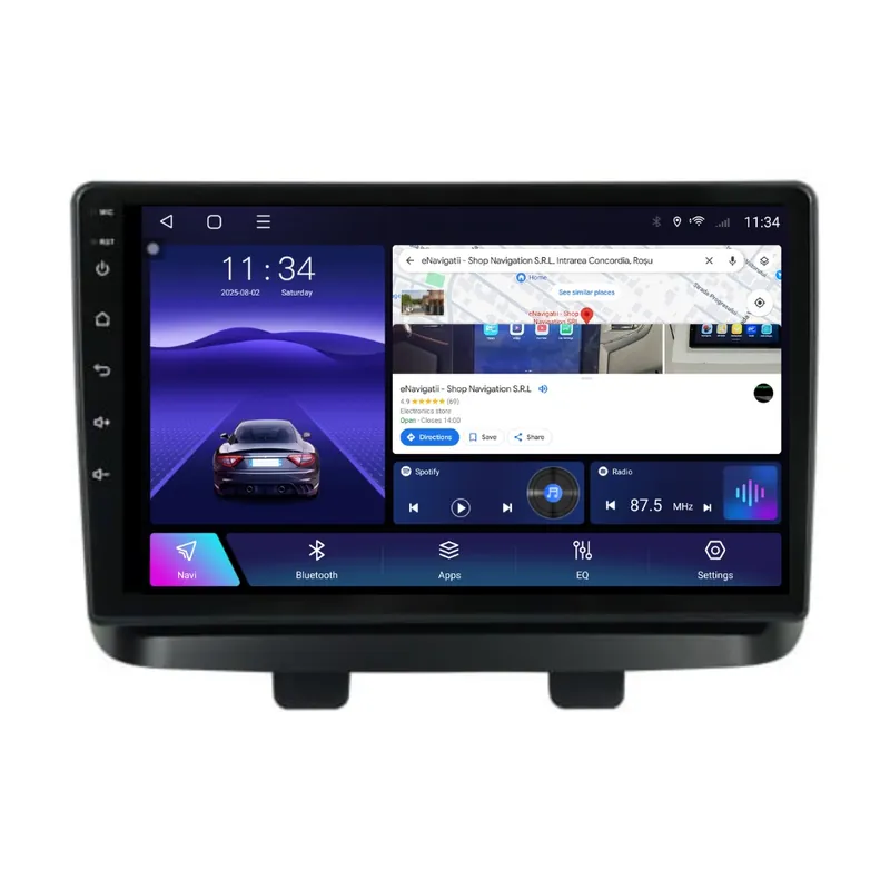 Navigatie Fiat Doblo (2000-2009) cu Android, 2GB RAM, 32GB ROM, Ecran 9" Touchscreen, CarPlay, SIM 4G Cel mai vândut