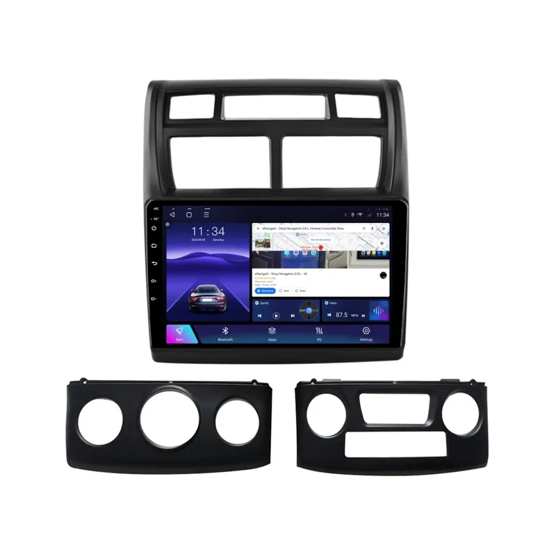 Navigatie Kia Sportage Europa (2004-2010) cu Android, 4GB RAM, 64GB ROM, Ecran QLED 9" Touchscreen, CarPlay Wireless Super ofertă