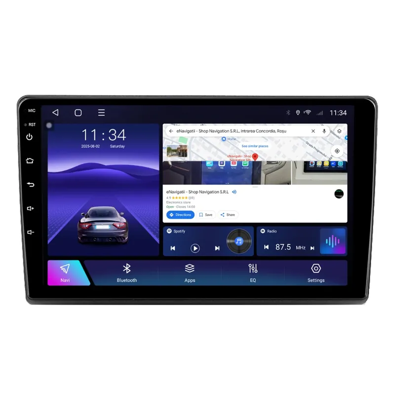 Preț mic Navigatie Kia Ceed (2006-2009) cu Android, 4GB RAM, 64GB ROM, Ecran QLED 9" Touchscreen, CarPlay Wireless, DSP