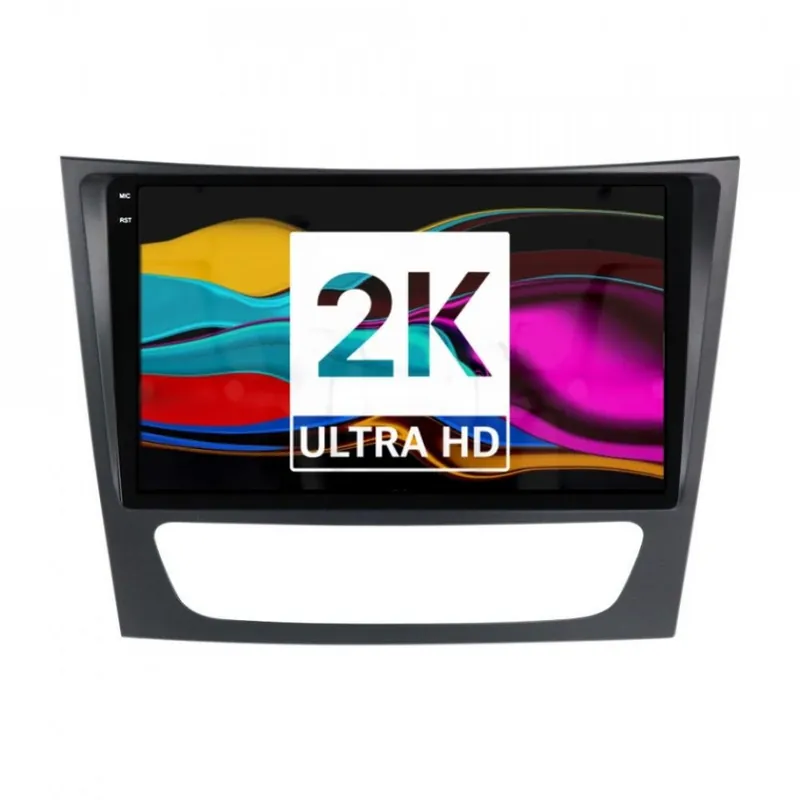 Navigatie Android 2K Mercedes E-Class W211 (2002-2009) cu Android, 2 GB RAM, 32 GB, Ecran QLED 9.5 Inch 2000x1200, CarPlay Wireless, 4G Lichidare de stoc